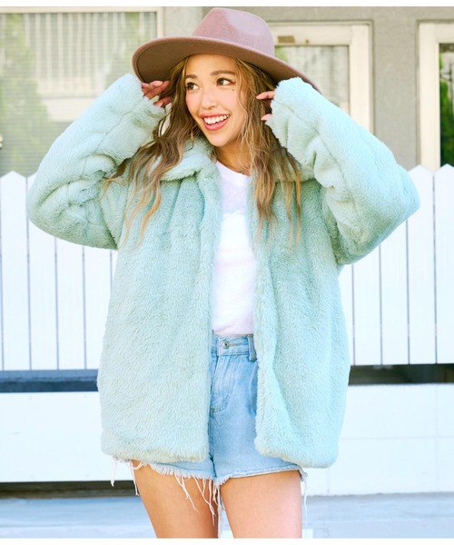 「anap mimpi」 コート FREE ミント レディース_画像5