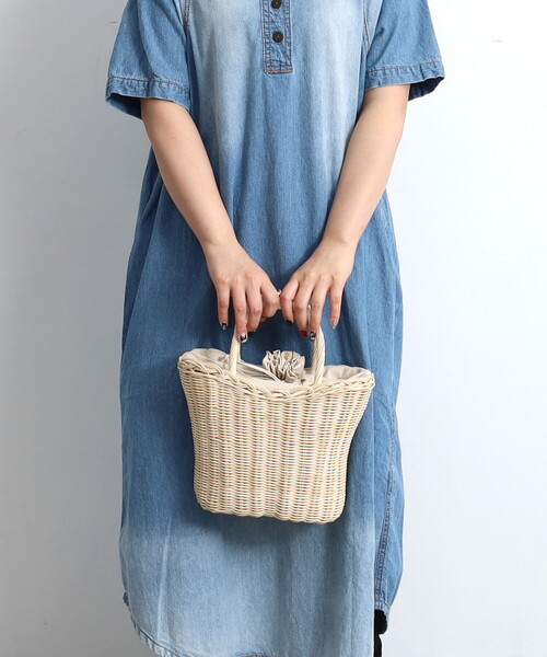COOCO（クーコ） かごバッグ カゴバッグ ラタンカゴバッグ : ZOZOTOWN
