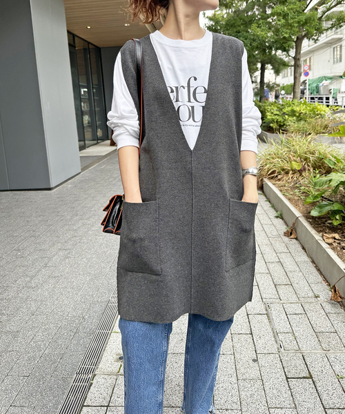 Spick＆Span 「Spick & Span」 ニットベスト - ブラック