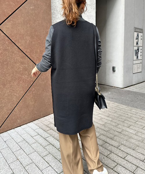 「Spick & Span」 ニットベスト FREE ブラック レディース Spick＆Span 「Spick & Span」 ニットベスト FREE ブラック