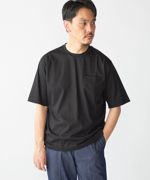 未使用☆カシュクールＴシャツ SHIPS tシャツ SHIPS: 「接触冷感 / 抗菌防臭機能」クールタッチ