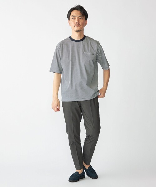 SHIPS tシャツ SHIPS: 「接触冷感 / 抗菌防臭機能」クールタッチ