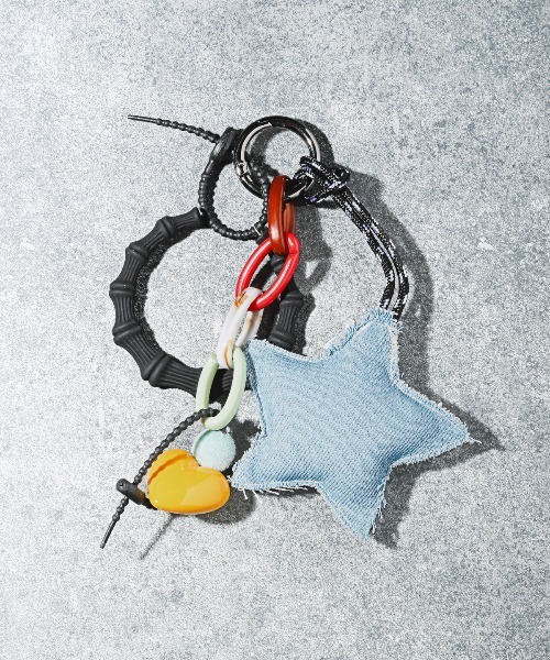 チャーム デニムスターチャームストラップ レディース : ZOZOTOWN