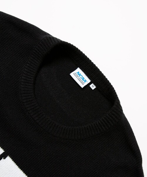 「NCAA」 長袖ニット X-LARGE グレー メンズ_画像8