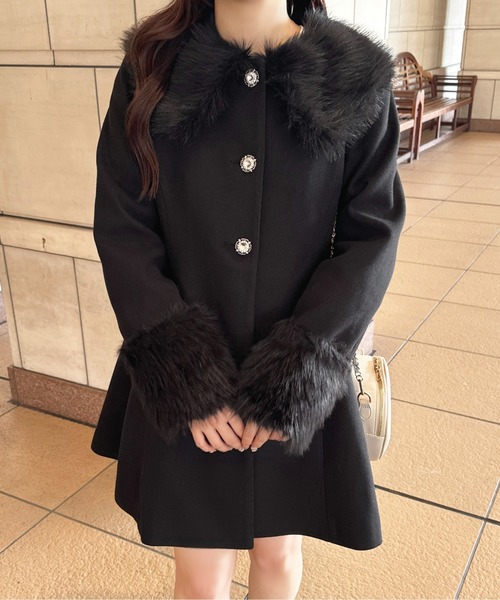 「apres jour」 コート X-LARGE アイボリー レディース_画像4