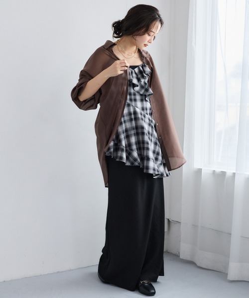 mysty woman（ミスティウーマン） ブラウス シャツ 夏 「再入荷/洗濯機
