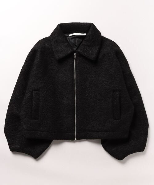「RAY CASSIN」 ジップアップブルゾン FREE ブラック レディース_画像2