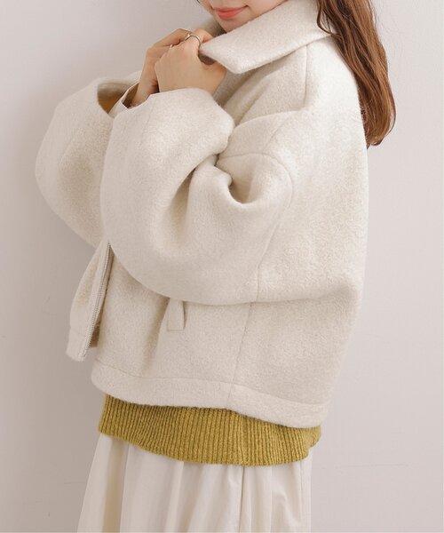 「RAY CASSIN」 ジップアップブルゾン FREE ブラック レディース_画像6