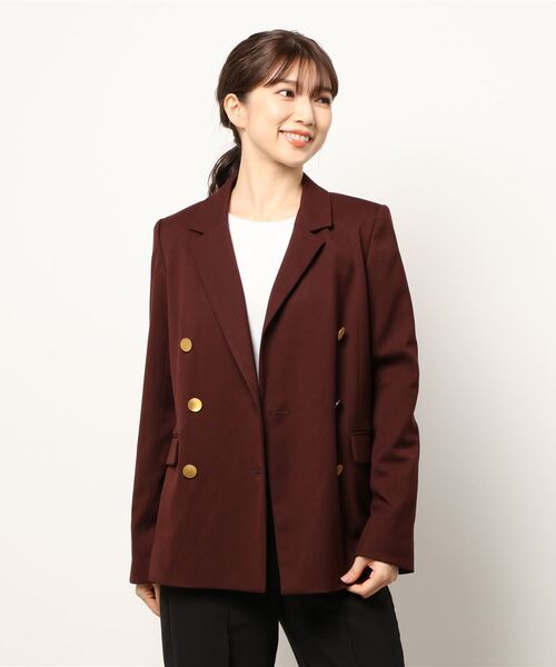 SNIDEL（スナイデル）ジャケット SNIDEL 「SNIDEL」 テーラードジャケット 1 ワインレッド