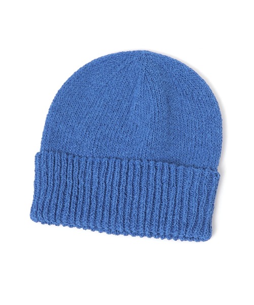 即完売 AFB DOUBLE BEANIE CHECK BLUEニットキャップ AFB】DOUBLE BEANIE CHECK BLUEニットキャップ ニット帽/ビーニー