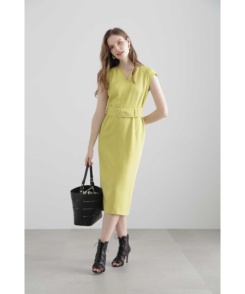 ピンキーアンドダイアン Pinky&Dianne 黄色ワンピース size36 セール