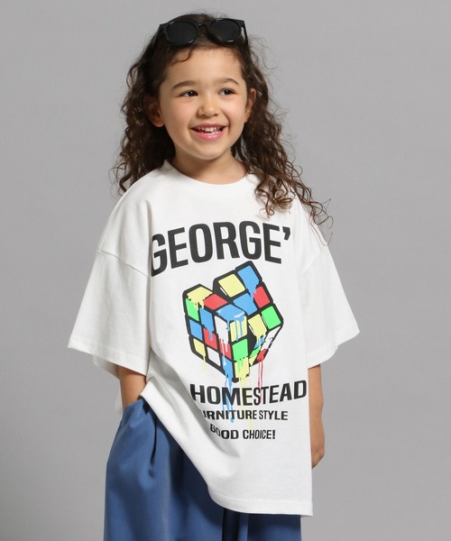 George's tシャツ 「KIDS」CUBEグラフィックTシャツ キッズ 子供服