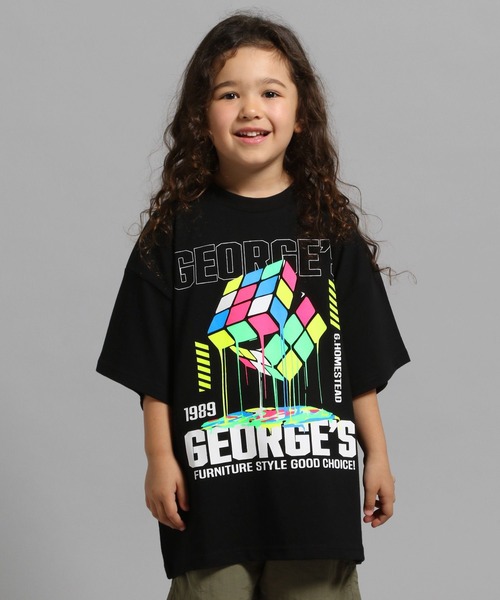 George's tシャツ 「KIDS」CUBEグラフィックTシャツ キッズ 子供服