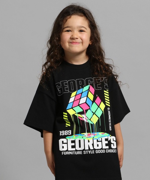 George's tシャツ 「KIDS」CUBEグラフィックTシャツ キッズ 子供服