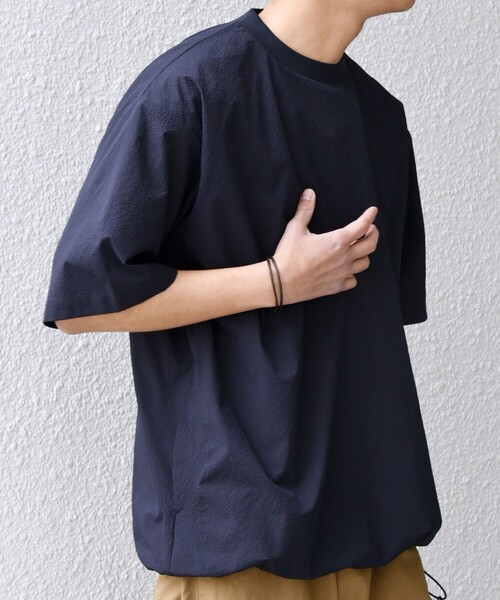 美品✨ships any SOLOTEX セットアップ シアサッカー ネイビー セール】SHIPS any: 〈撥水・軽量・ストレッチ〉SOLOTEX(R) シア