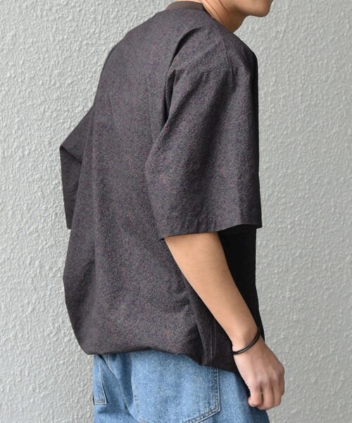 SHIPS any tシャツ any:「撥水/軽量/ストレッチ」SOLOTEX(R) シア