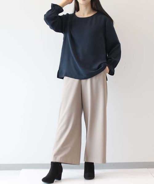 「fleur by mint breeze」 長袖ブラウス M グリーン レディース_画像9