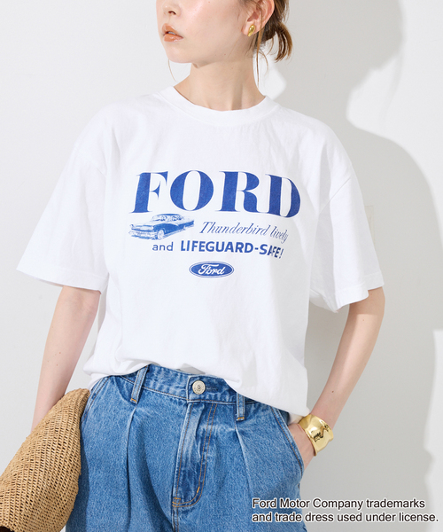 tシャツ 「追加2」GOOD ROCK SPEED/グッドロックスピード SLOBE別注 FORD TEE レディース