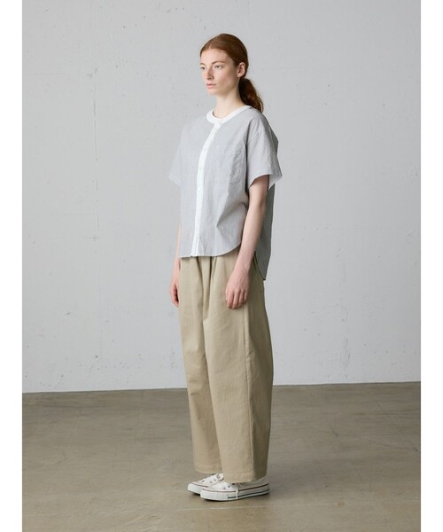 MidiUmi（ミディウミ） パンツ ツイルイージーパンツ レディース