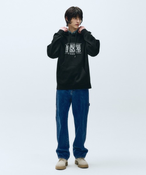 Marithe + Francois Girbaud クラシックロゴ パーカー MARITHE + FRANCOIS GIRBAUD パーカー CLASSIC LOGO HOODIE