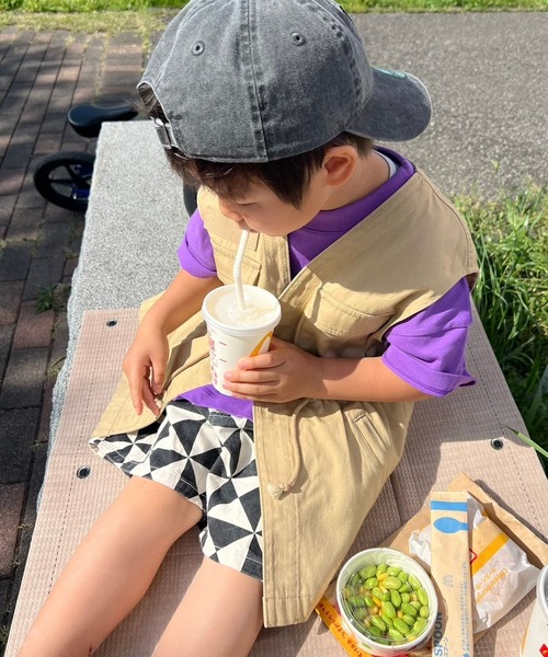 LOWRYS FARM(ローリーズファーム) ベスト mamiミリタリーキッズ LOWRYS FARM(ローリーズファーム) ベスト mamiミリタリーキッズ