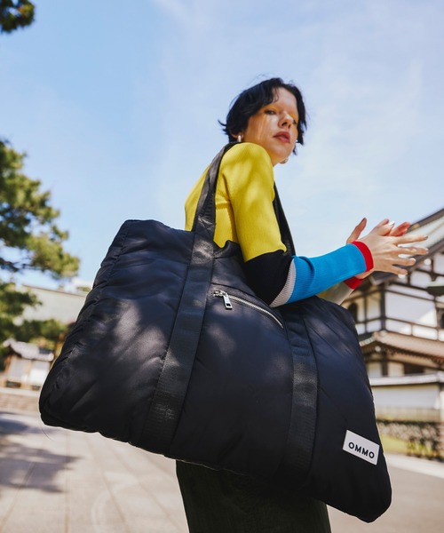 OMMO（オーエムエムオー） トートバッグ PADDED NYLON 2WAY WIDE TOTE