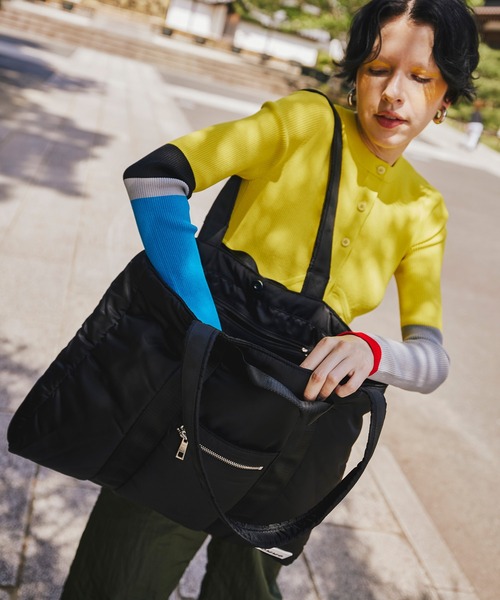 OMMO（オーエムエムオー） トートバッグ PADDED NYLON 2WAY WIDE TOTE