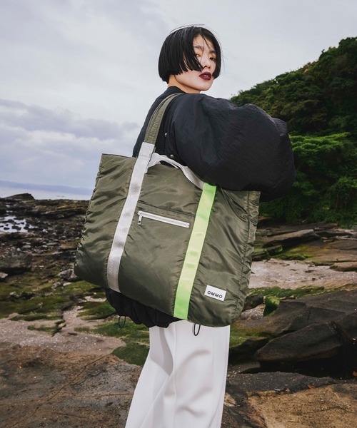 OMMO（オーエムエムオー） トートバッグ PADDED NYLON 2WAY WIDE TOTE 