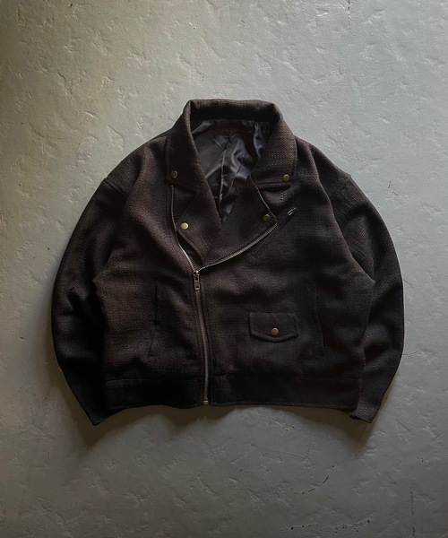 mando レザージャケット MandO（エムオー） ブルゾン アウター ヴィンテージライクレザー