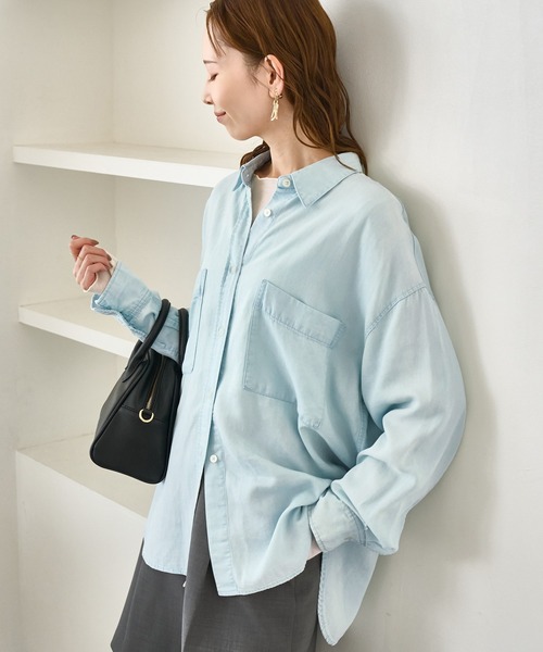 ROPE' PICNIC（ロペ ピクニック） ブラウス シャツ シャンブレーデニム