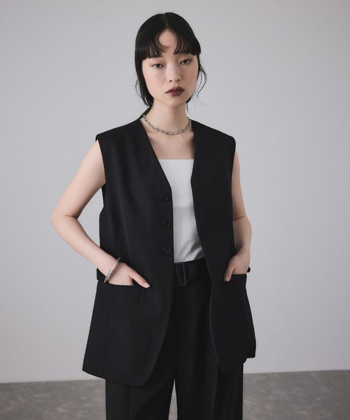 ベスト ジレ NIKKE GABARDINE GILET レディース