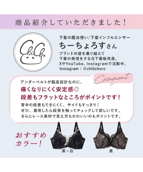 チュチュアンナ（tutuanna） ブラジャー 「脇肉0ブラ」チュチュアンナ
