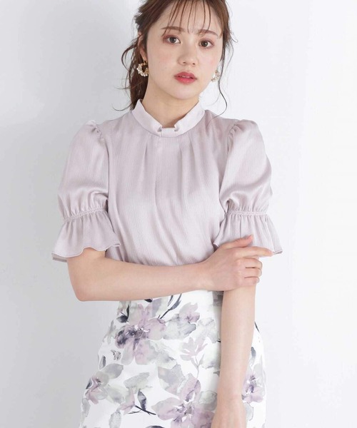 「PROPORTION BODY DRESSING」 7分袖ブラウス SMALL ホワイト レディース_画像9