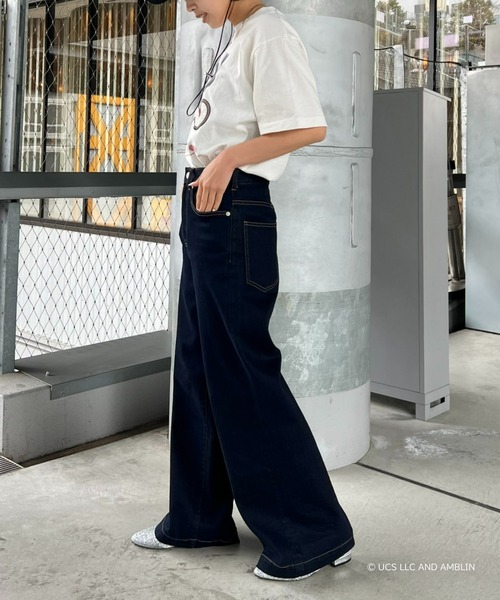 「UCS」 半袖Tシャツ ONE SIZE ブラック系その他3 レディース_画像6