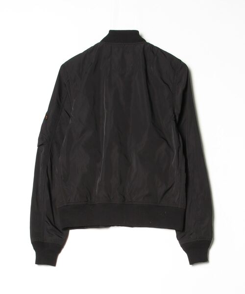 「ALPHA」 ジップアップブルゾン L ブラック レディース_画像2