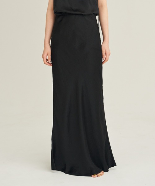 【値下げしました】ENOF ブラックロングスカート　L ENOF ロングスカート L ブラック レディース : ZOZOTOWN Yahoo!店