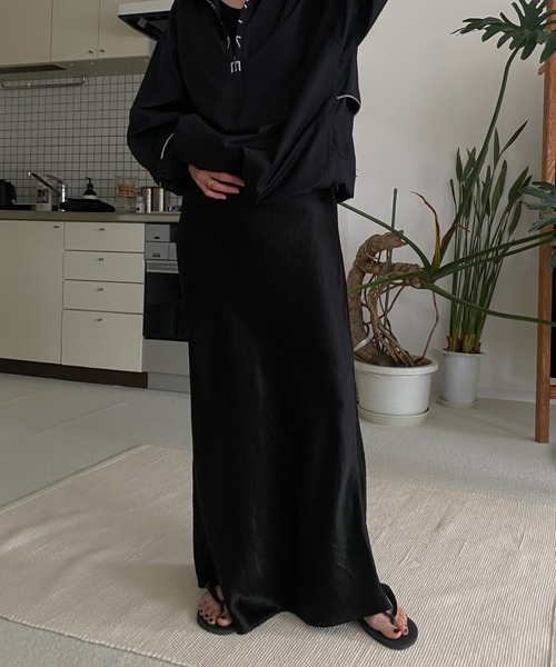 ENOF ロングスカート L ブラック レディース : ZOZOTOWN Yahoo!店