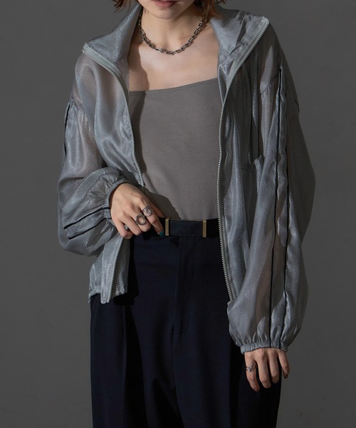 【特別セール❣️】国内完売品　アディダス シアージャケット　シアーブルゾン　グレー セール✨adidas シアーブルゾン M 公式完売品 アディダス 竹下玲奈