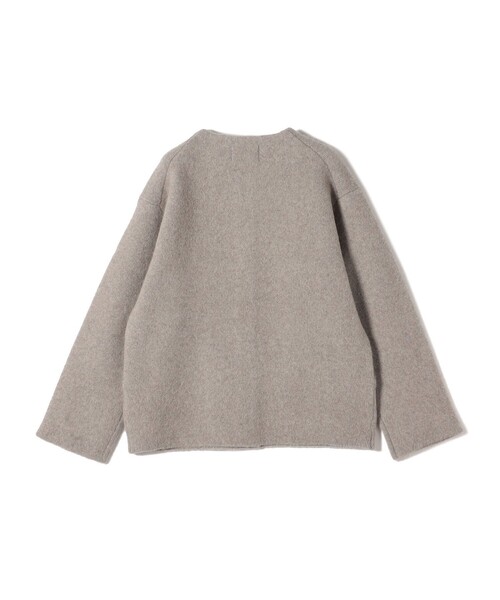 SHIPS（シップス） ノーカラーコート コート フォックス ブレンド ノー