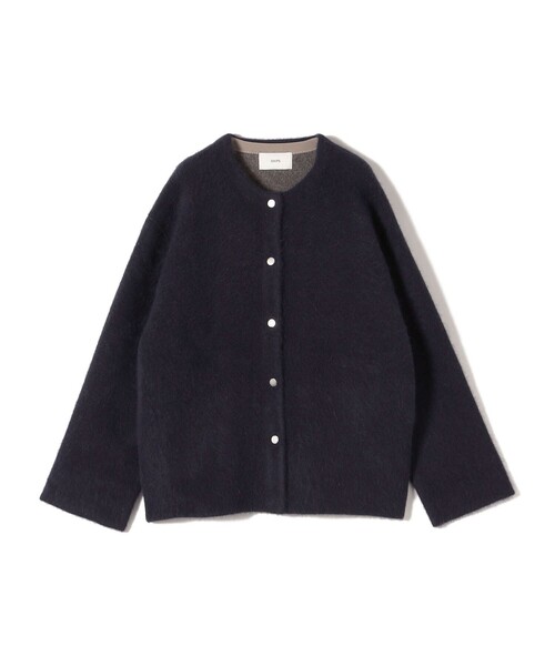 SHIPS（シップス） ノーカラーコート コート フォックス ブレンド ノー