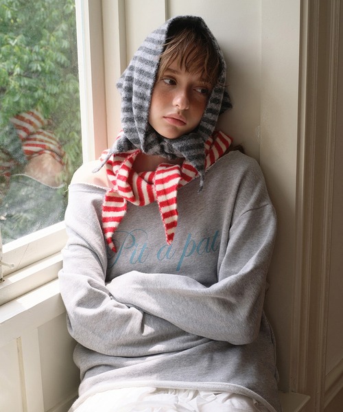 SANSeLF（サンセルフ） スカーフ バンダナ フードスカーフ ストライプ