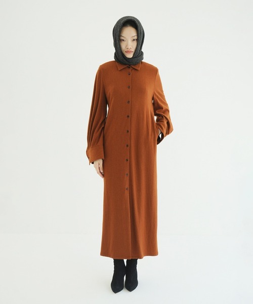 CLANE（クラネ） ワンピース POWER SHOULDER WOOL ONEPIECE : ZOZOTOWN