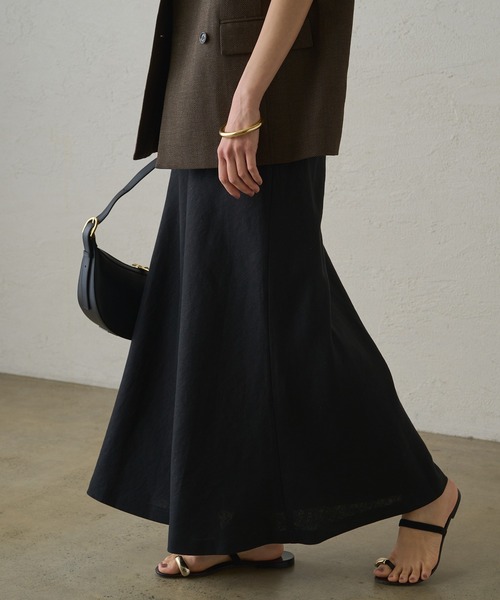 「LOUNGEDRESS」 ロングスカート FREE ベージュ レディース_画像3