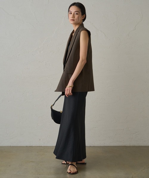 「LOUNGEDRESS」 ロングスカート FREE ベージュ レディース_画像6