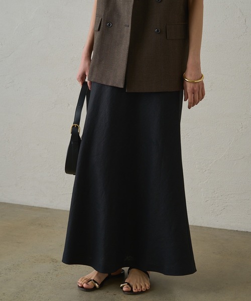 「LOUNGEDRESS」 ロングスカート FREE ベージュ レディース_画像9