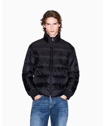 Armani Exchange ブラックダウンジャケット L ARMANI EXCHANGE ダウンジャケット ダウン 「A|X アルマーニ