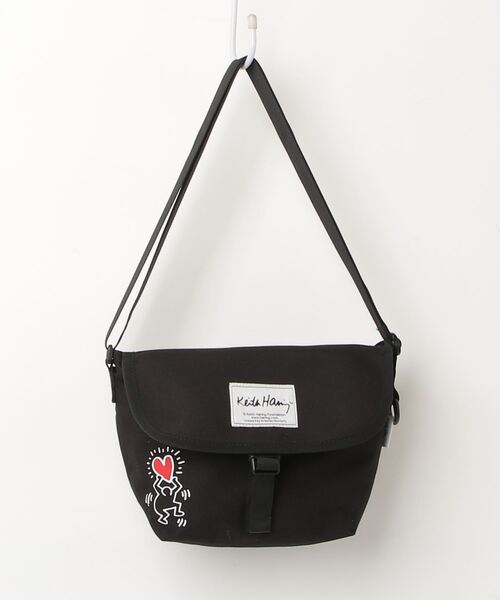 『KEITH HARING』メッセンジャーバッグ Keith Haring（キース ヘリング） メッセンジャーバッグ FREE ブラック