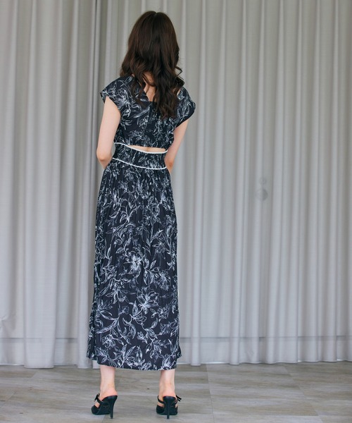 「LIPSERVICE」 半袖ワンピース FREE ブラック レディース_画像5