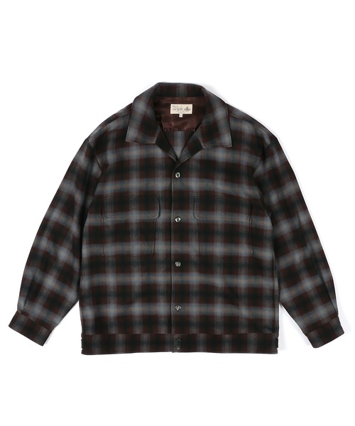 Special 60-70’s シャギーカットオフ　オンブレチェックシャツ Special 60-70's シャギーカットオフ オンブレチェックシャツ Special
