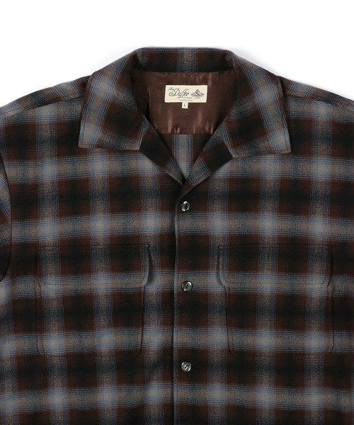 Special 60-70’s シャギーカットオフ　オンブレチェックシャツ Special 60-70's シャギーカットオフ オンブレチェックシャツ Special